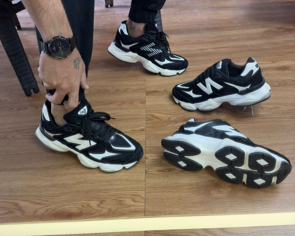 New Balance 9060 Unisex - Negro/Blanco (Lanzamiento)