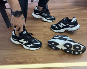 New Balance 9060 Unisex - Negro/Blanco (Lanzamiento)