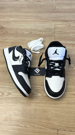 Zapatilla Nike Unisex - Air Jordan 1 Low -Negro/Blanco