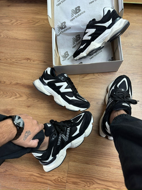 New Balance 9060 Unisex - Negro/Blanco (Lanzamiento)